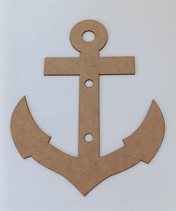 ÂNCORA EM MDF CRU 3MM. CORTE A LASER.