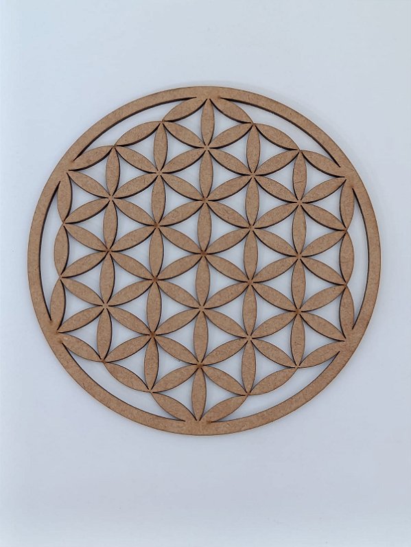 MANDALA Nº 1 EM MDF CRU 3MM. CORTE A LASER.