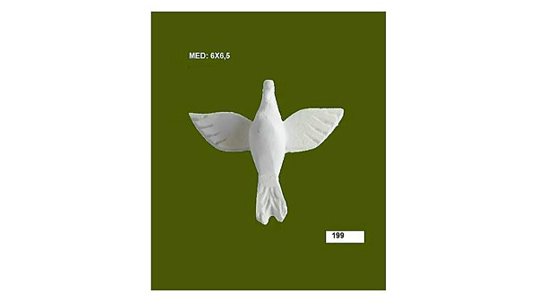 PEÇA EM RESINA DIVINO ESPIRITO SANTO MÉDIO - CÓD. 199