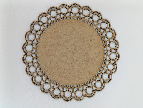 MANDALA Nº 10 EM MDF CRU 3MM. CORTE A LASER.