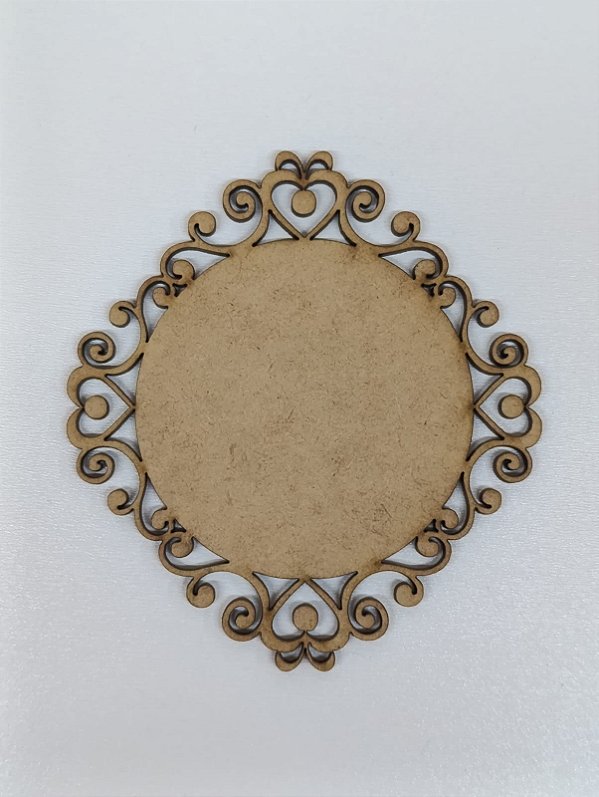 MANDALA Nº 12 EM MDF CRU 3MM. CORTE A LASER.
