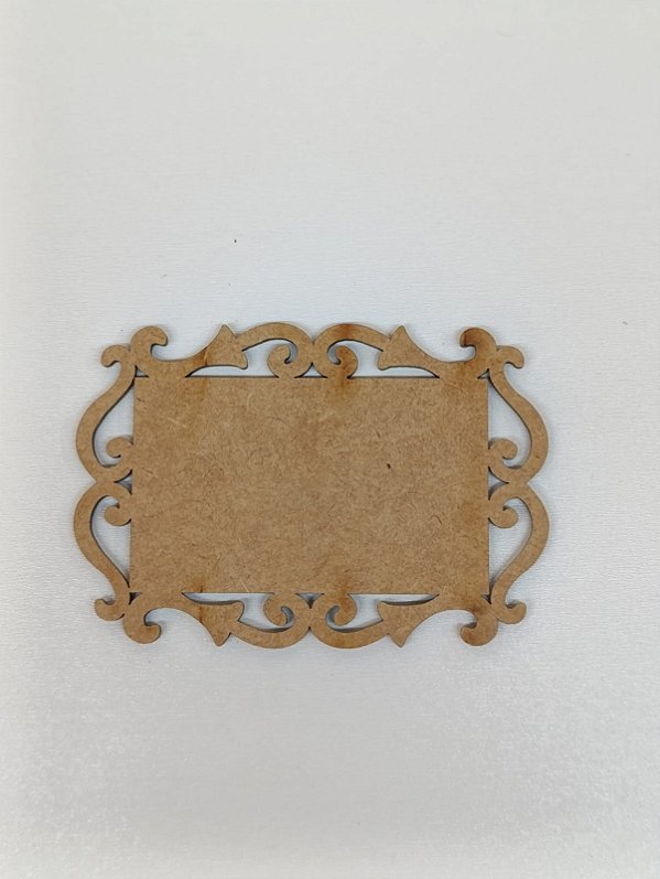 MANDALA Nº 16 RETANGULAR EM MDF CRU 3MM. CORTE A LASER.