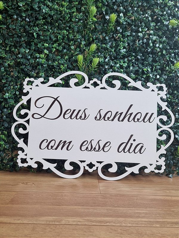 PLACA DE CASAMENTO EM MDF 3MM BRANCA. COM GRAVAÇÃO A LASER