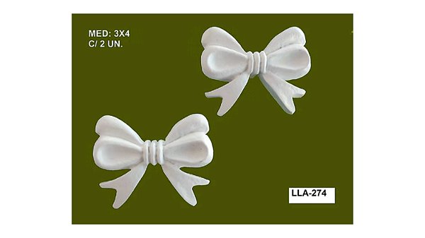 APLIQUE LAÇOS - LLA-274 - 2 UNIDADES