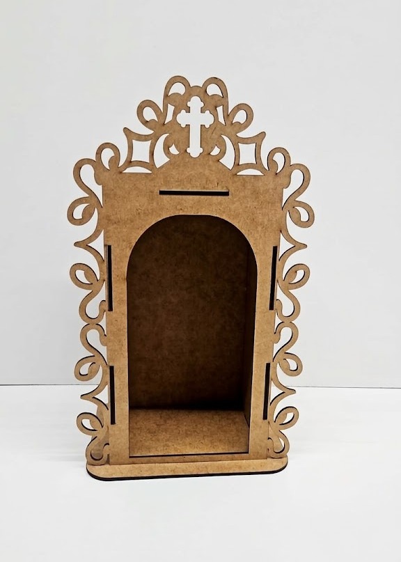 ORATÓRIO CRUZ EM MDF A LASER