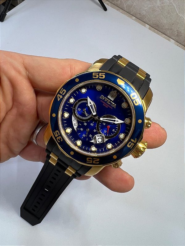 Relógio Fashion Luxo Masculino Modelo SKU INVI700 - Inv. Pro Drive