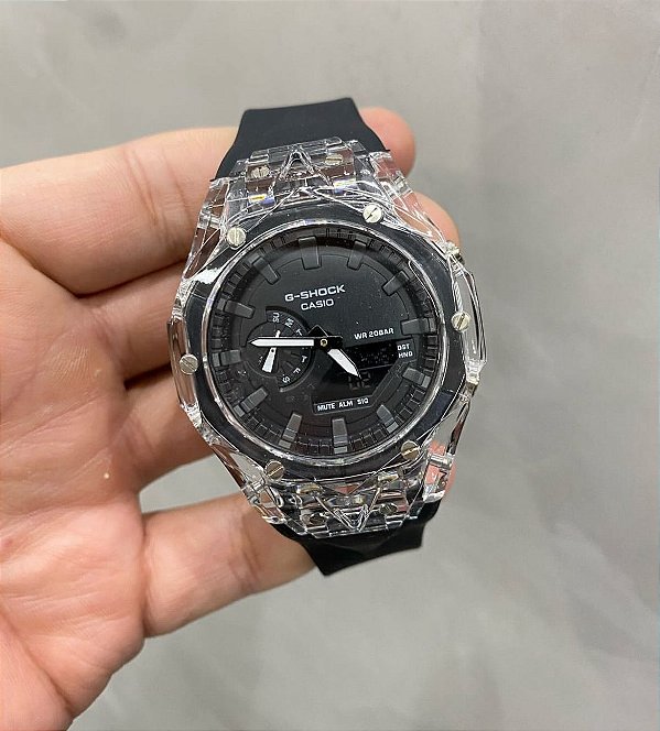 Relógio Casual Luxo Masculino Modelo SKU CAS100 - Casio G-Shock GA-2100D