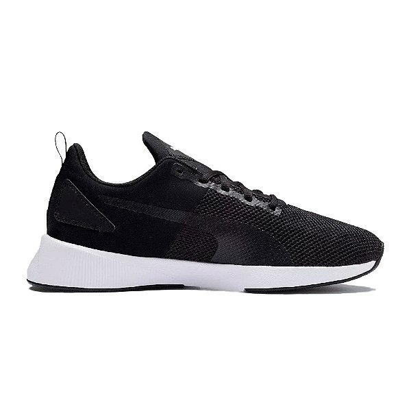 Tênis Puma Flyer Runner Mesh BDP Infantil Preto Branco