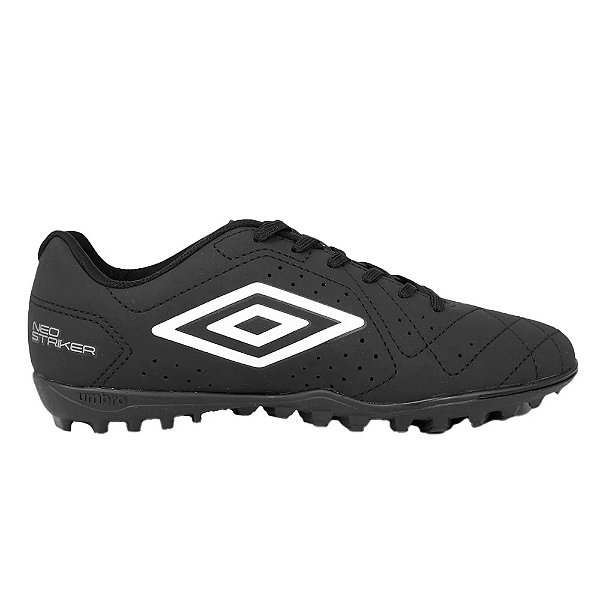 Chuteira Umbro Society Neo Striker Masculina Preto Branco