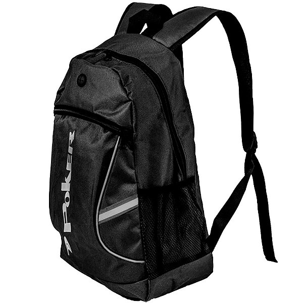 Mochila Poker Sport Dakar Unissex Preto Preto