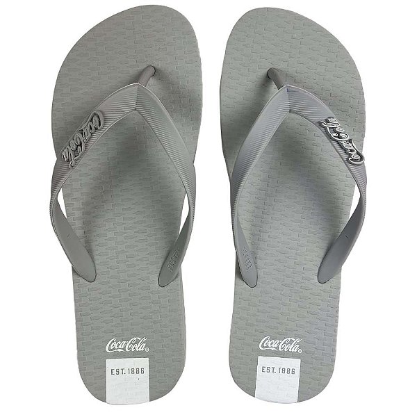 Chinelo Coca Cola Floyen 2 24/25 CC4537 Masculino Cinza Cinza