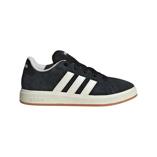 Tênis Adidas Grand Court 00s Infantil Preto/Branco/Bege