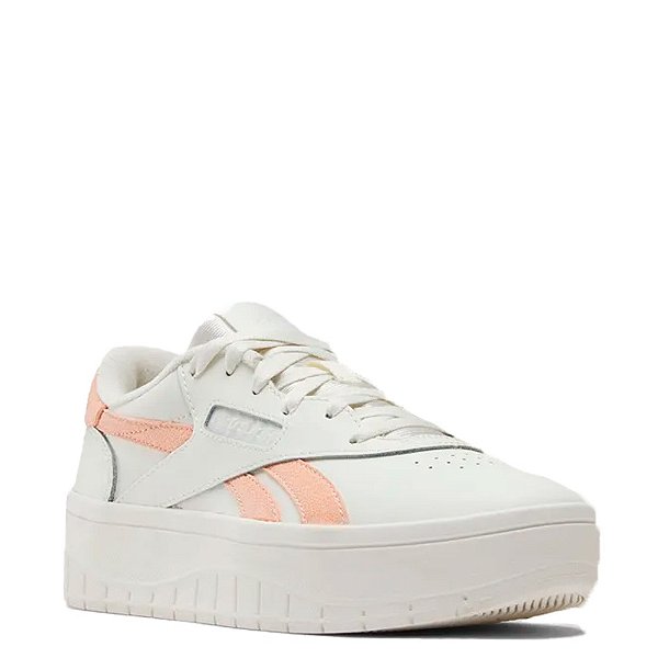 Tênis Reebok Court Advance Surge Feminino Branco Salmão