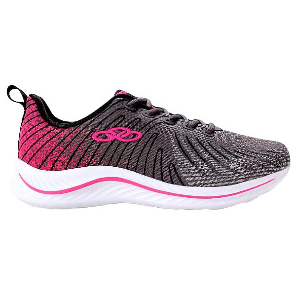 Tênis Olympikus Boreal/861 Feminino Chumbo Azaleia