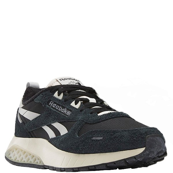 Tênis Reebok Classic Leather Hexalite Masculino Preto Branco