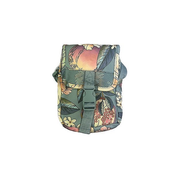 Bolsa Farm Fervo Romance Em Flor Azul
