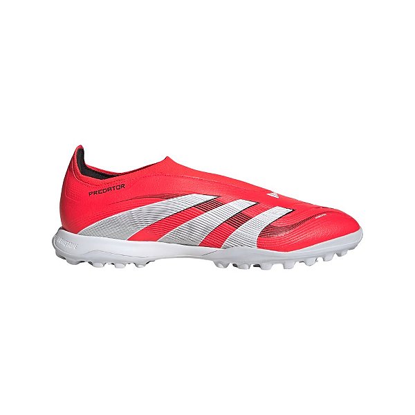 Chuteira Adidas Society Sem Cadarços Predator League Coral