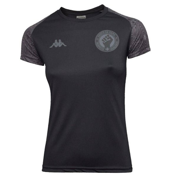 CAMISA KAPPA VASCO FEM SUPPORTER RESPEITO IGUALDADE 21 ALL BLACK