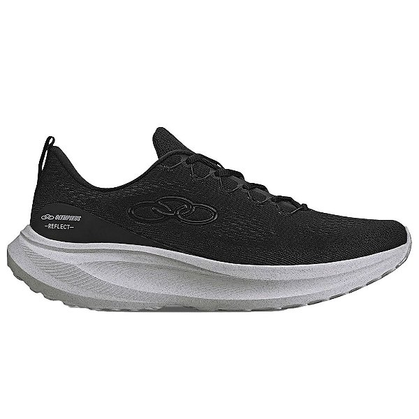 Tênis Olympikus Reflect Masculino Preto Branco