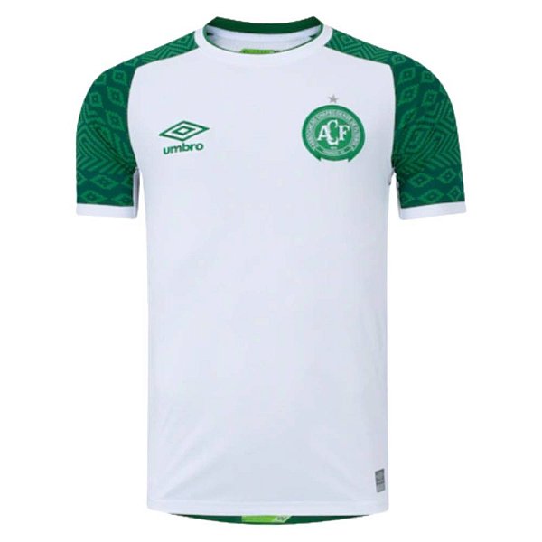 Camisa Umbro Chapecoense Of II 21/22 S/N Branco Verde