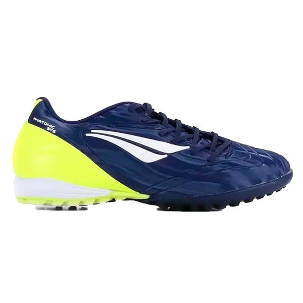 Chuteira Penalty Society Digital Pro XX Masculina Marinho Amarelo
