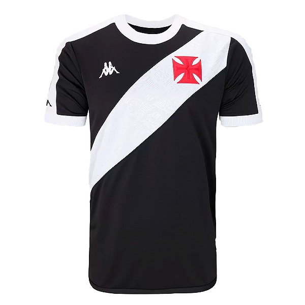 Camisa Oficial Vasco da Gama I 24/25 Infantil Preto Branco