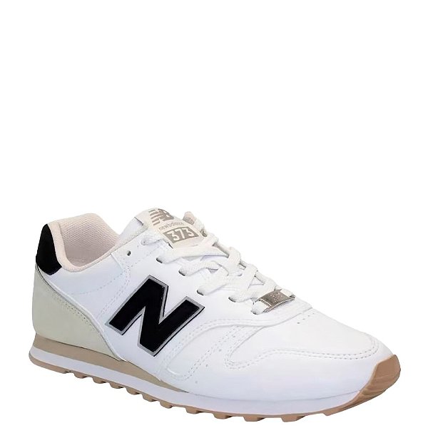 Tênis New Balance 373 V2 Masculino Branco Bege Preto