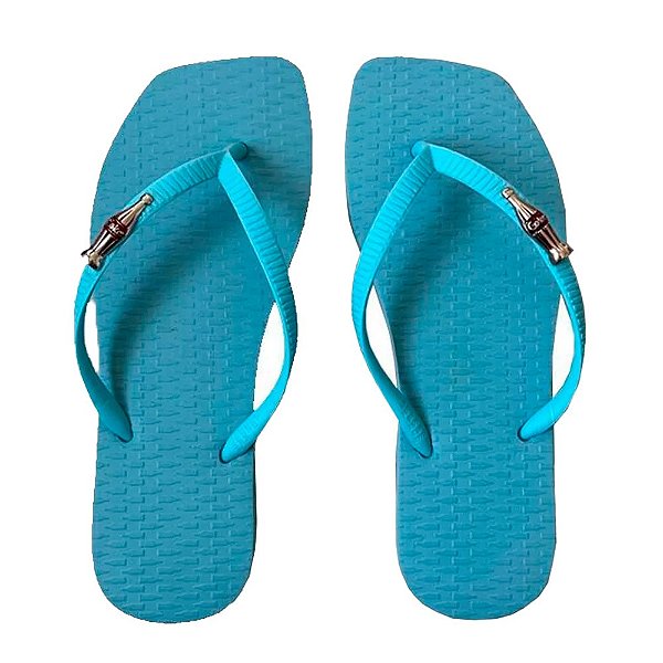 Chinelo Coca Cola Square Sandal II 23/24 Feminino Azul Claro