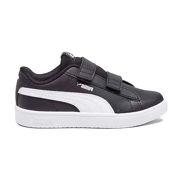 Tênis Puma Rickie Classic V PS Infantil Preto Branco