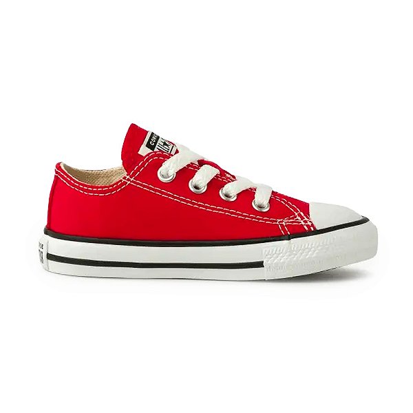 Tênis Converse All Star Chuck Taylor Infantil Vermelho