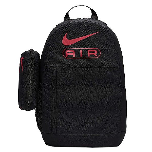 Mochila Nike Elemental BKPK Unissex Preto Vermelho