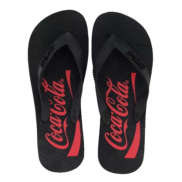 Chinelo Coca Cola Lucky CC4177 Masculino Marinho Vermelho