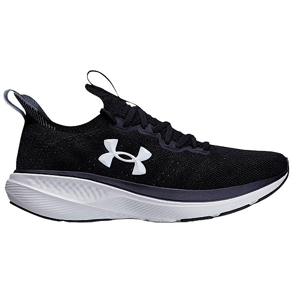 Tênis Under Armour Charged Slight 2 Masculina Preto Branco