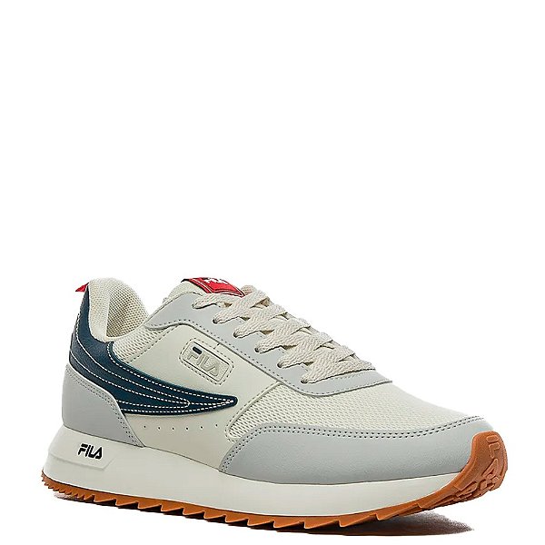 Tênis Fila Retro Flag Masculino Off White Azul