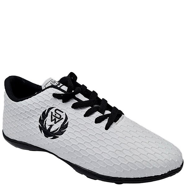 Chuteira Sport West Society Masculina Branco Preto