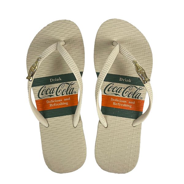 Chinelo Coca Cola Andale 24/25 CC4379 Feminino Off White Off White