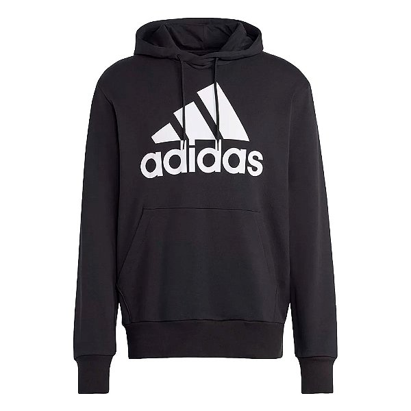 Casaco Adidas Big Logo Masculino Preto Branco