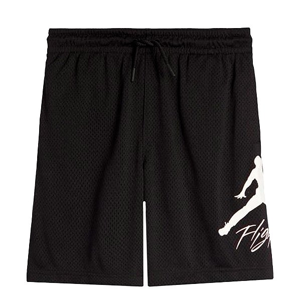 Bermuda Jordan MJ Essentials Baseline Infantil Preto Branco