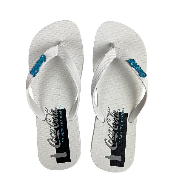 Chinelo Coca Cola Moran 2 24/25 CC4433 Masculino Branco Branco