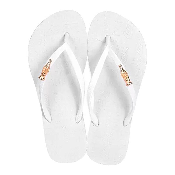 Chinelo Coca Cola Sandal Way 23/24 Feminino Branco Branco