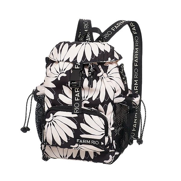 Bolsa Farm Pipoquinha Copacabana Preto Branco