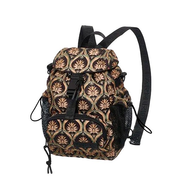 Bolsa Farm Pipoquinha Joia Boho Preto Amarelo Verde