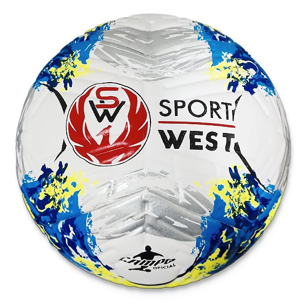 BOLA SPORT WEST CAMPO PRO BRASIL BCO/VRD/AZL
