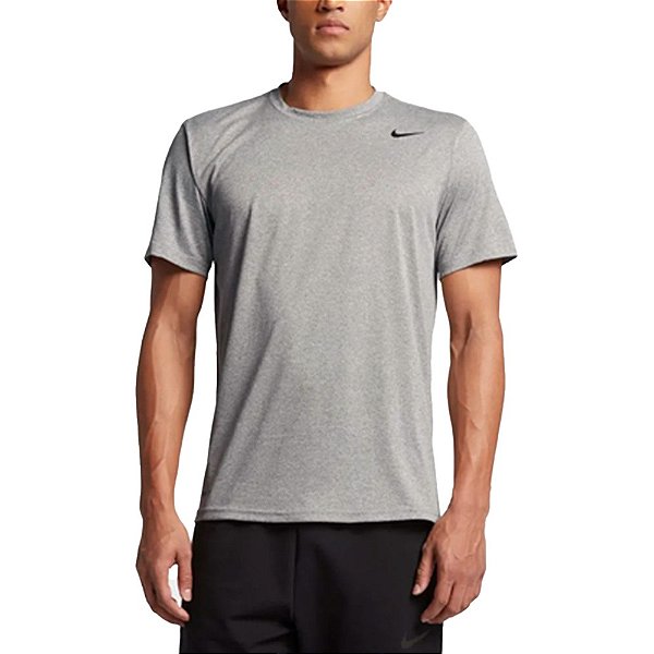 Camisa Nike Dri-Fit Legend 2.0 Masculina Cinza Preto