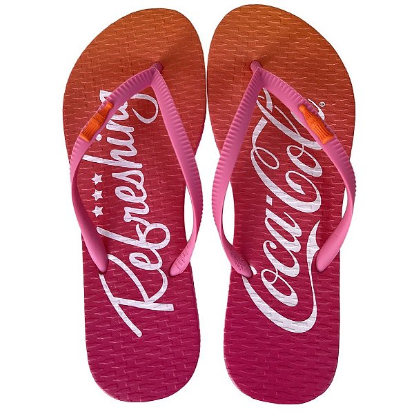 Chinelo Coca Cola Duo Refreshing 24/25 CC4481 Feminino Pink Pink