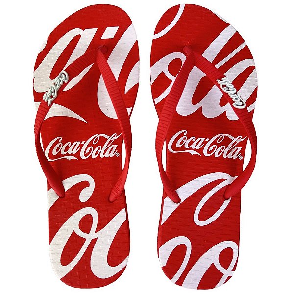 Chinelo Coca Cola Davis 24/25 Feminino Vermelho