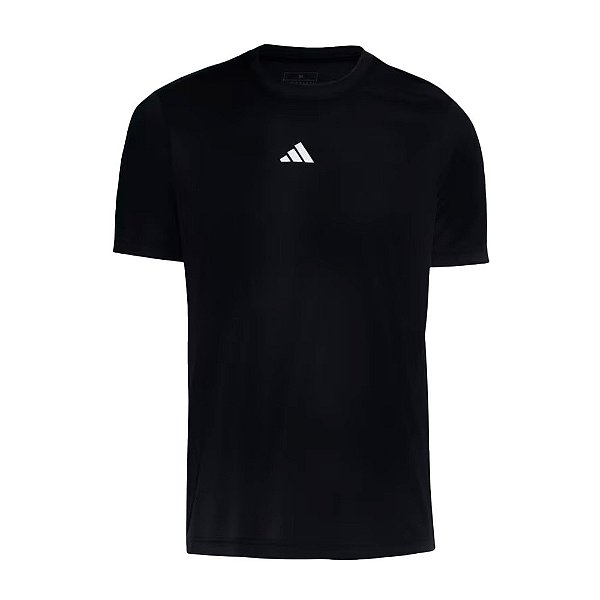 Camisa Adidas Treino Masculina Preto Branco