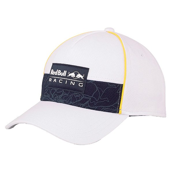 Boné Puma Red Bull Racing Baseball Branco Marinho