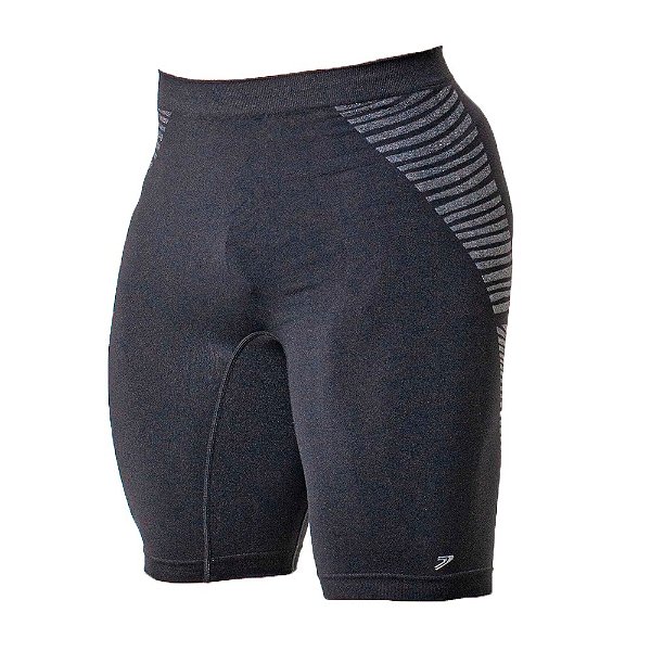 Bermuda Poker Compressão Skin Power Plus X-Ray Masculina Preto