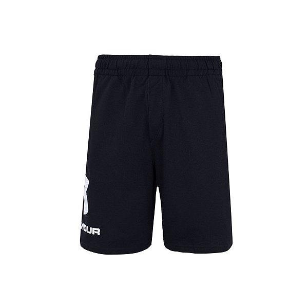 Bermuda Under Armour Terry Grap Masculino Preto Branco